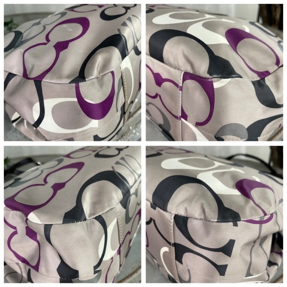 COACH SOHO OPTIC PRINT LARGE SIGNATURE LOGO HOBO F19444 SV/MULTICOLOR MSRP $398 - Picture 13 of 14